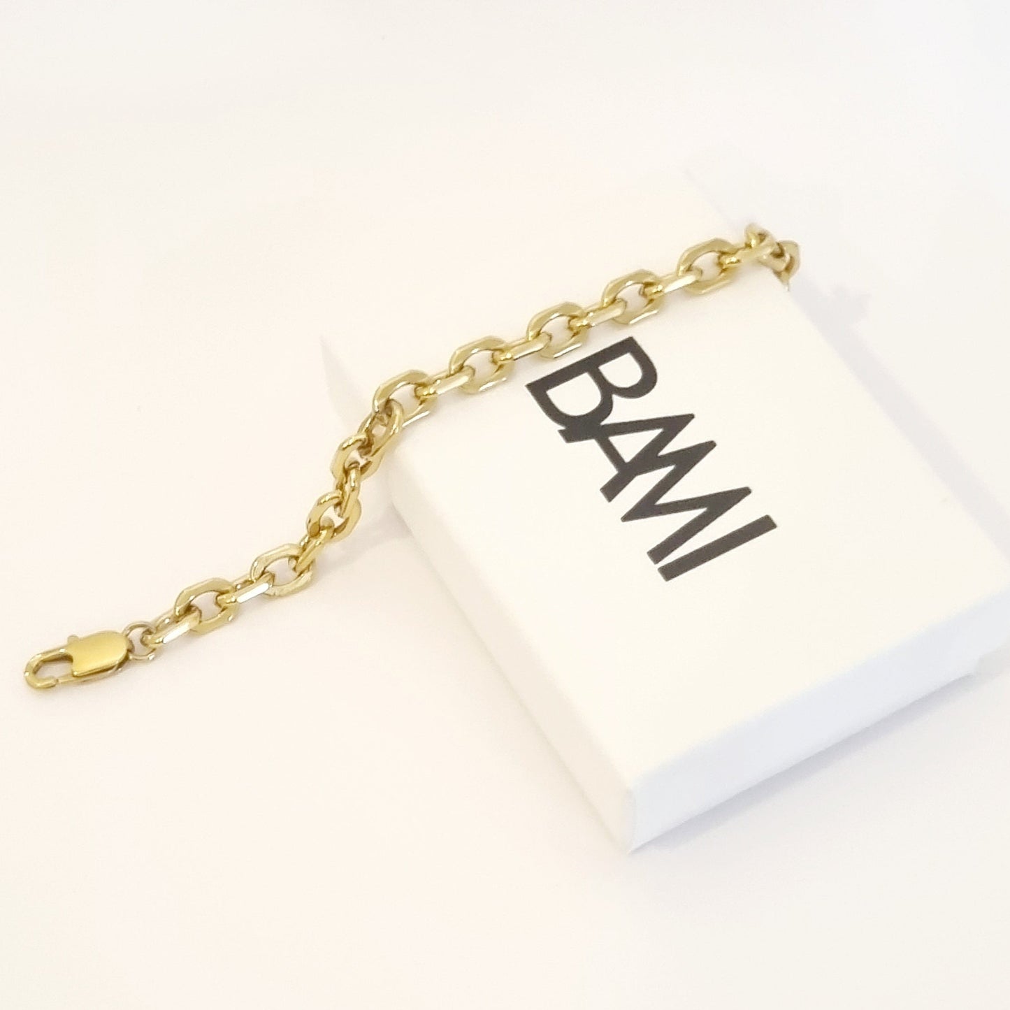TANGER • Bracelet grosse maille géométrique
