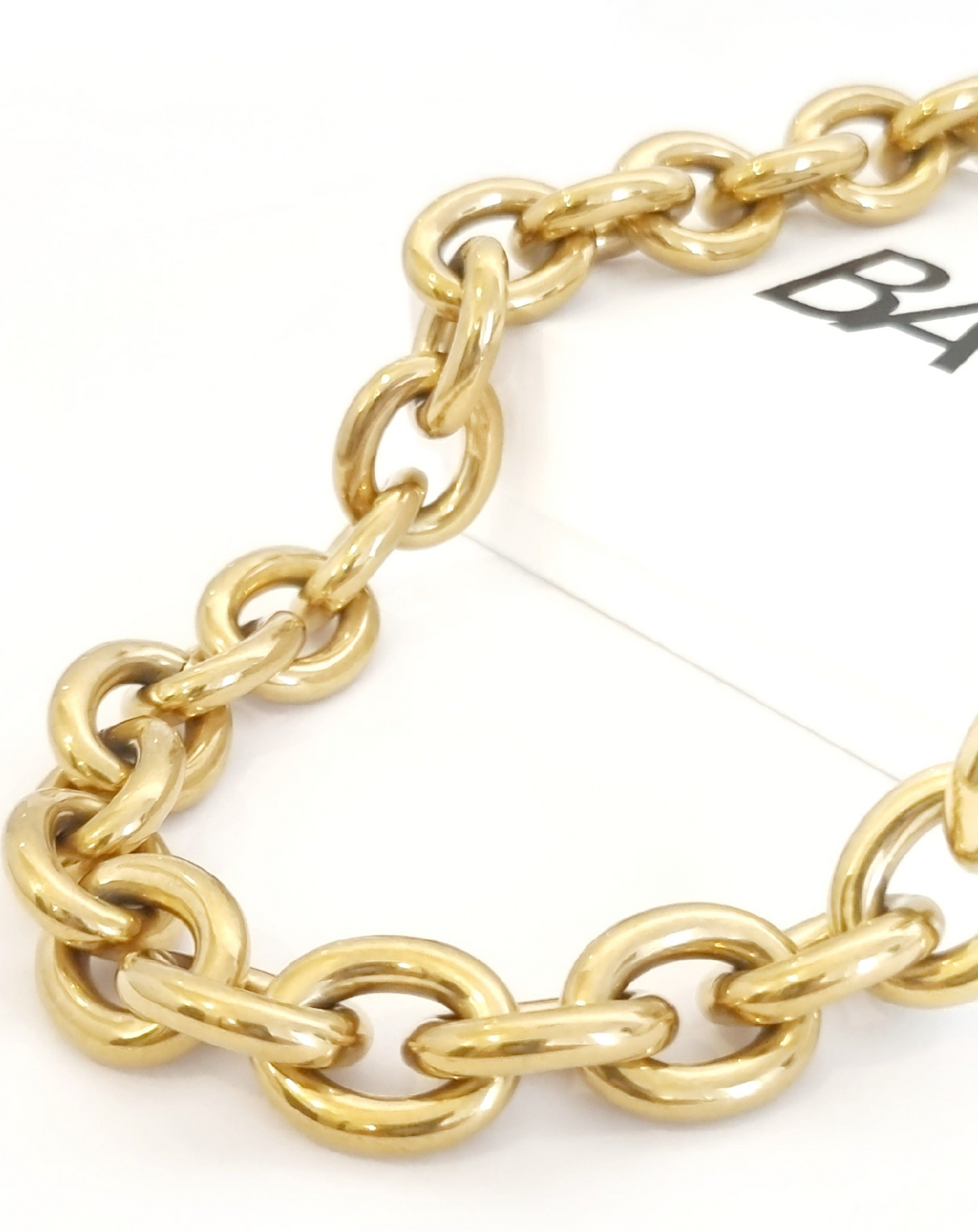 NEW YORK • Collier grosse maille forçat