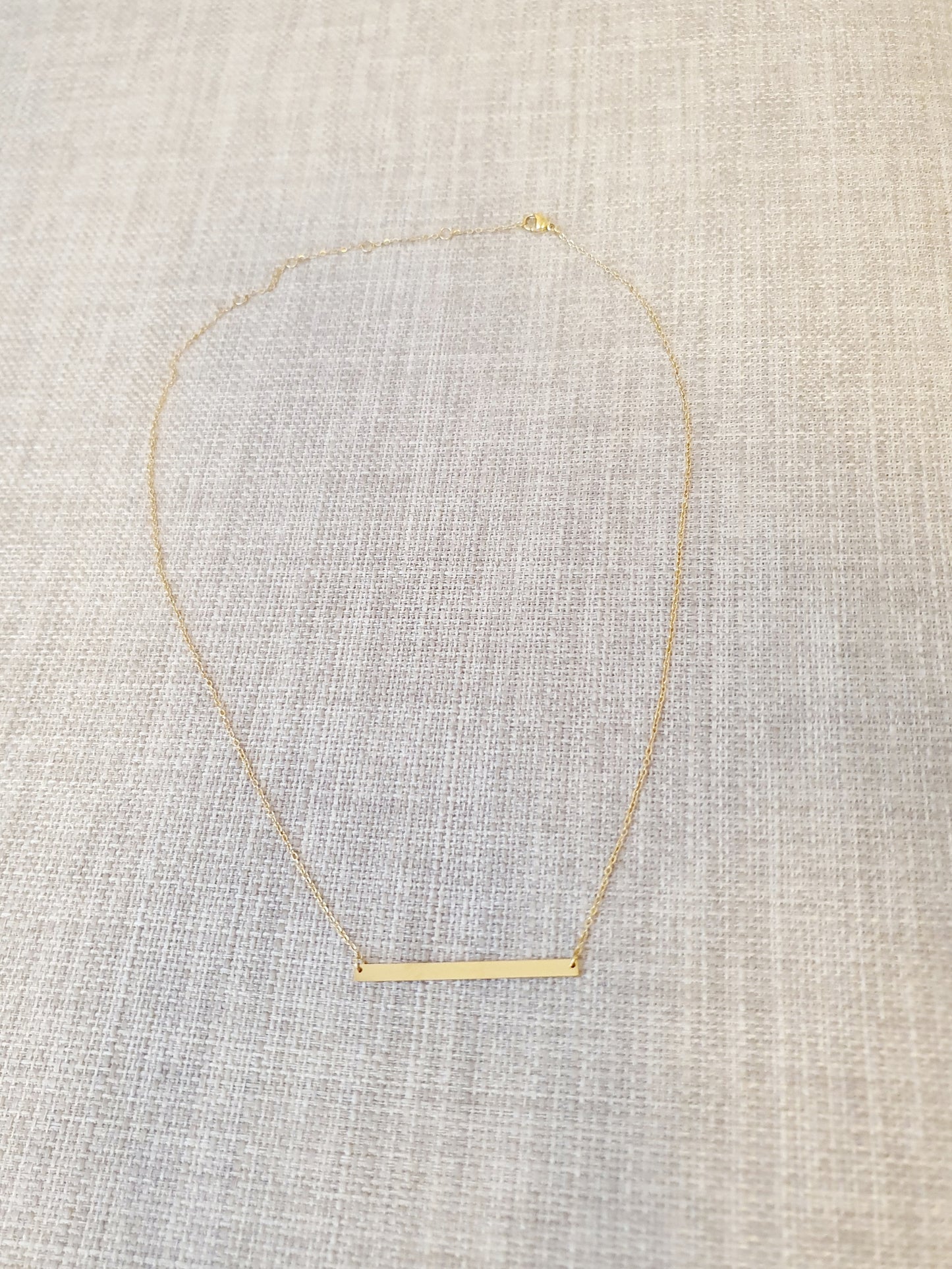 Collier plaque personnalisé - 40mm × 3mm