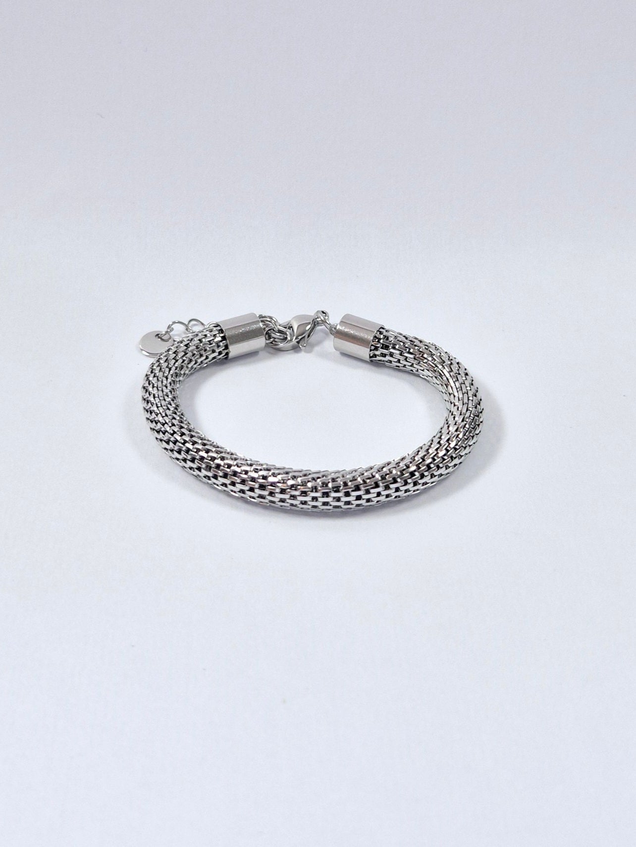 Bracelet tube maille milan