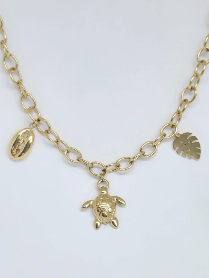 Collier charms breloque à composer