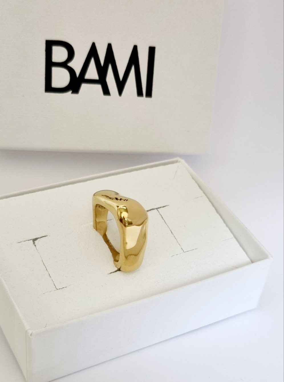 Bague XL Carrée