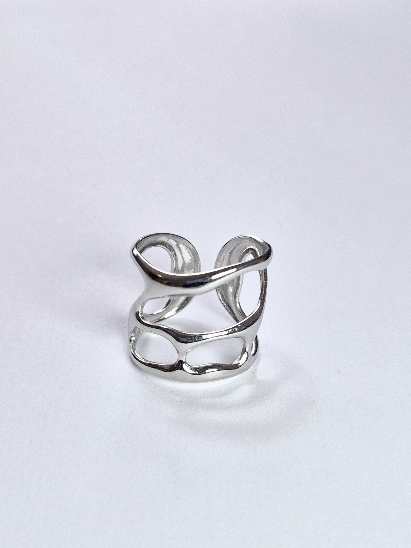 Bague ajourée large