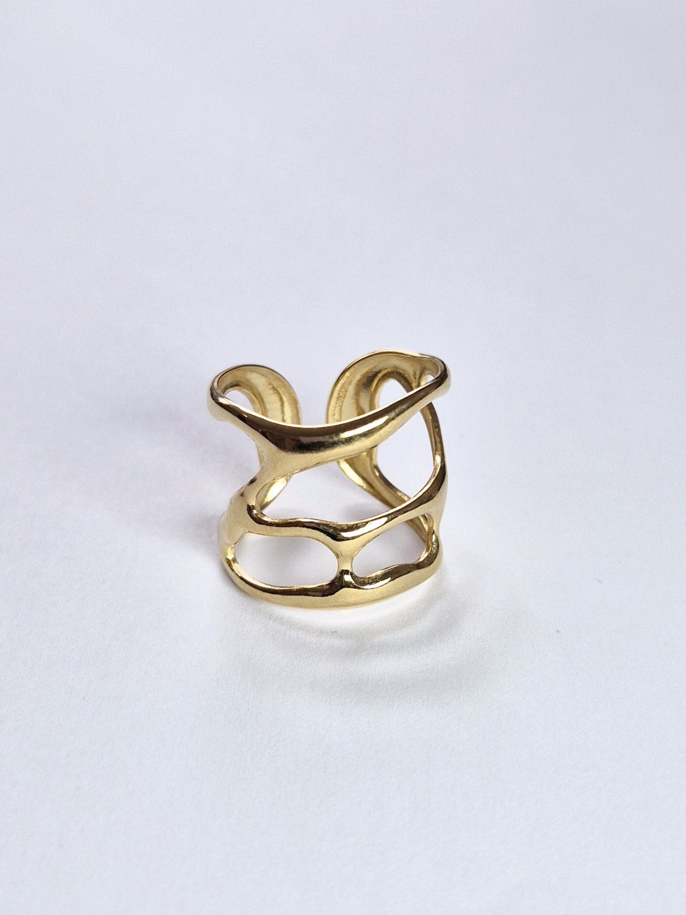 Bague ajourée large