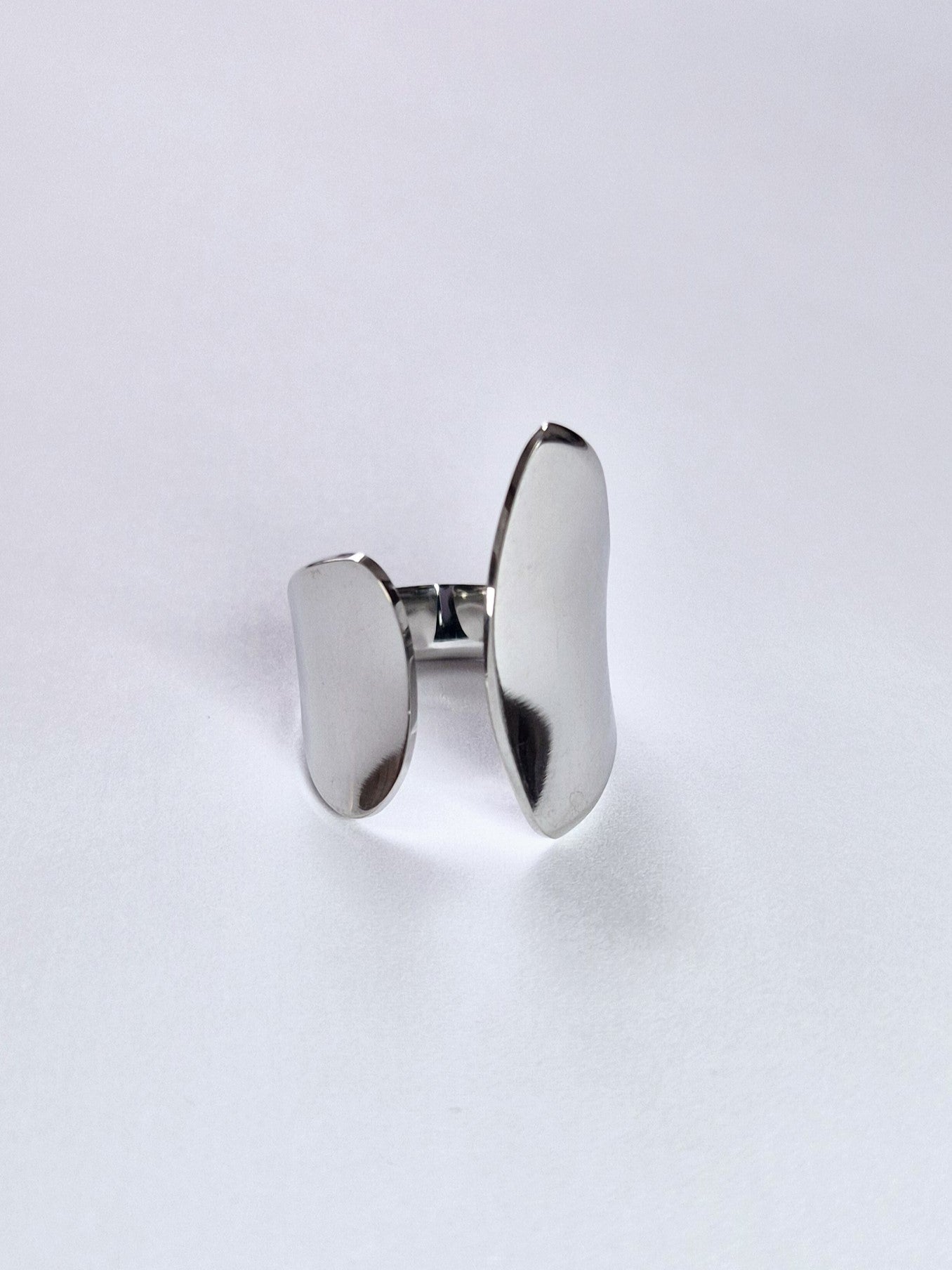 Bague ouverte géométrique