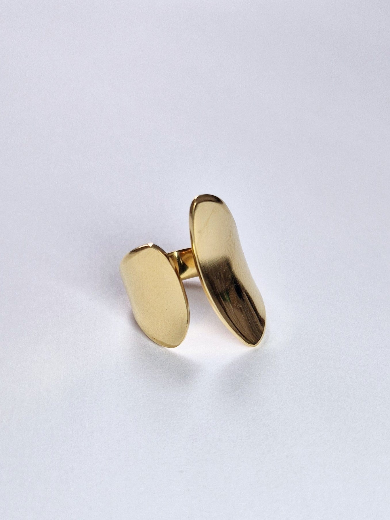 Bague ouverte géométrique