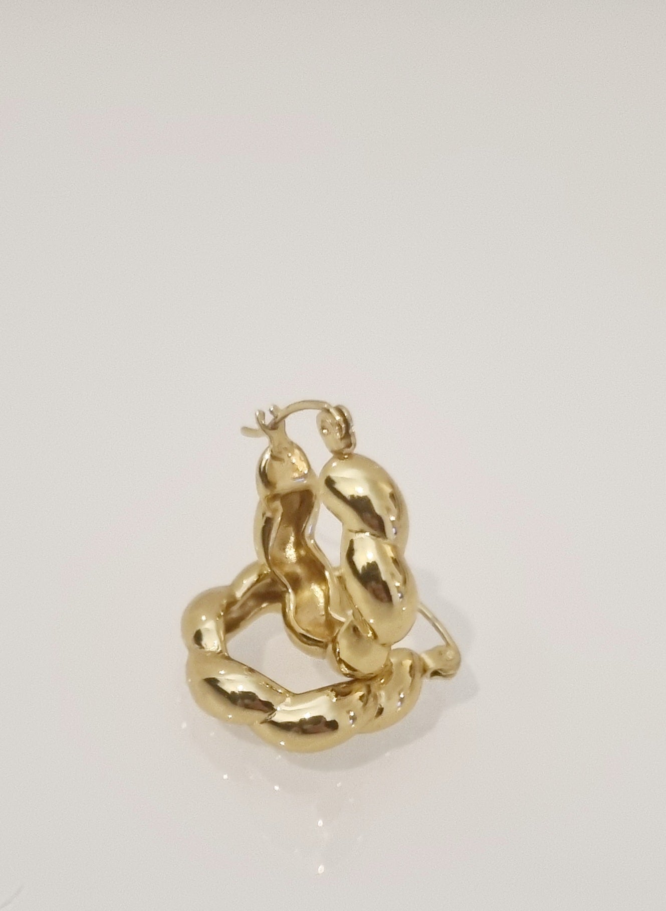 boucles d'oreilles torsadées créoles
