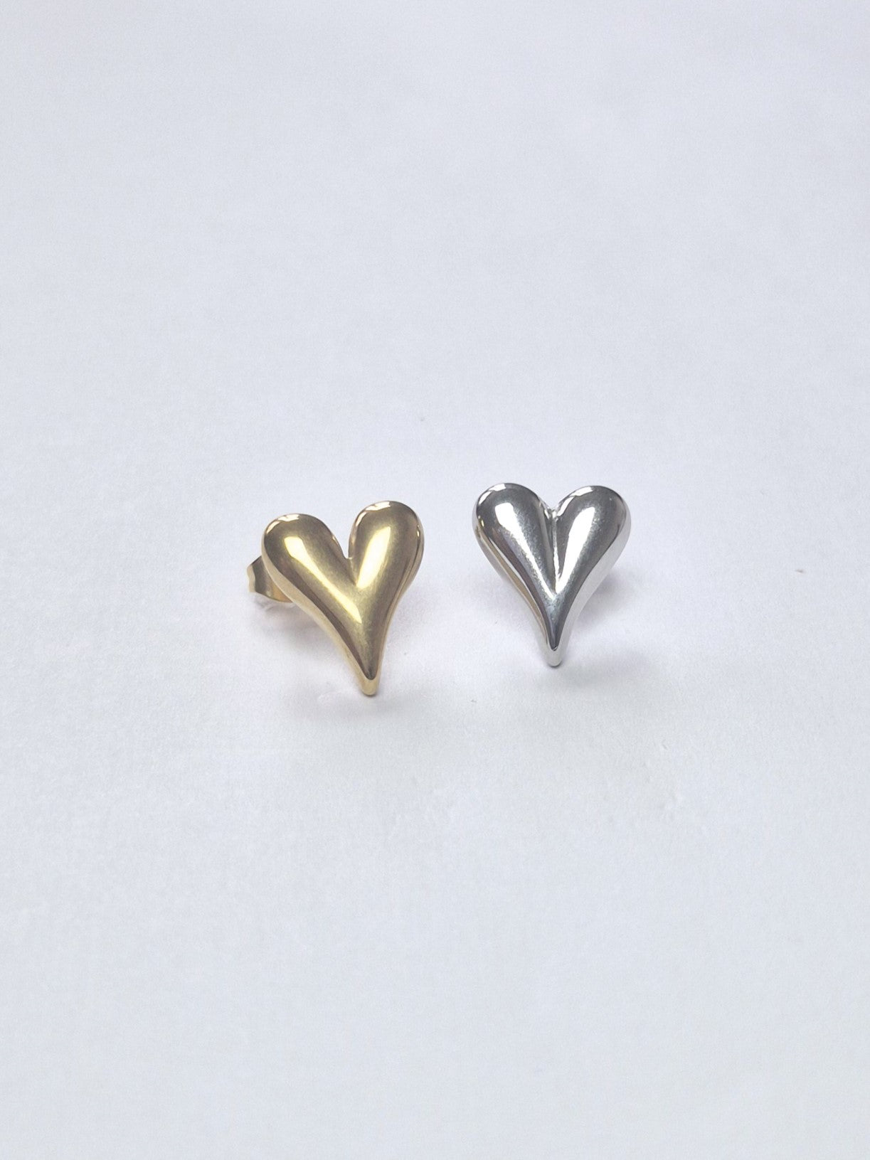Boucles d'oreilles clou Coeur