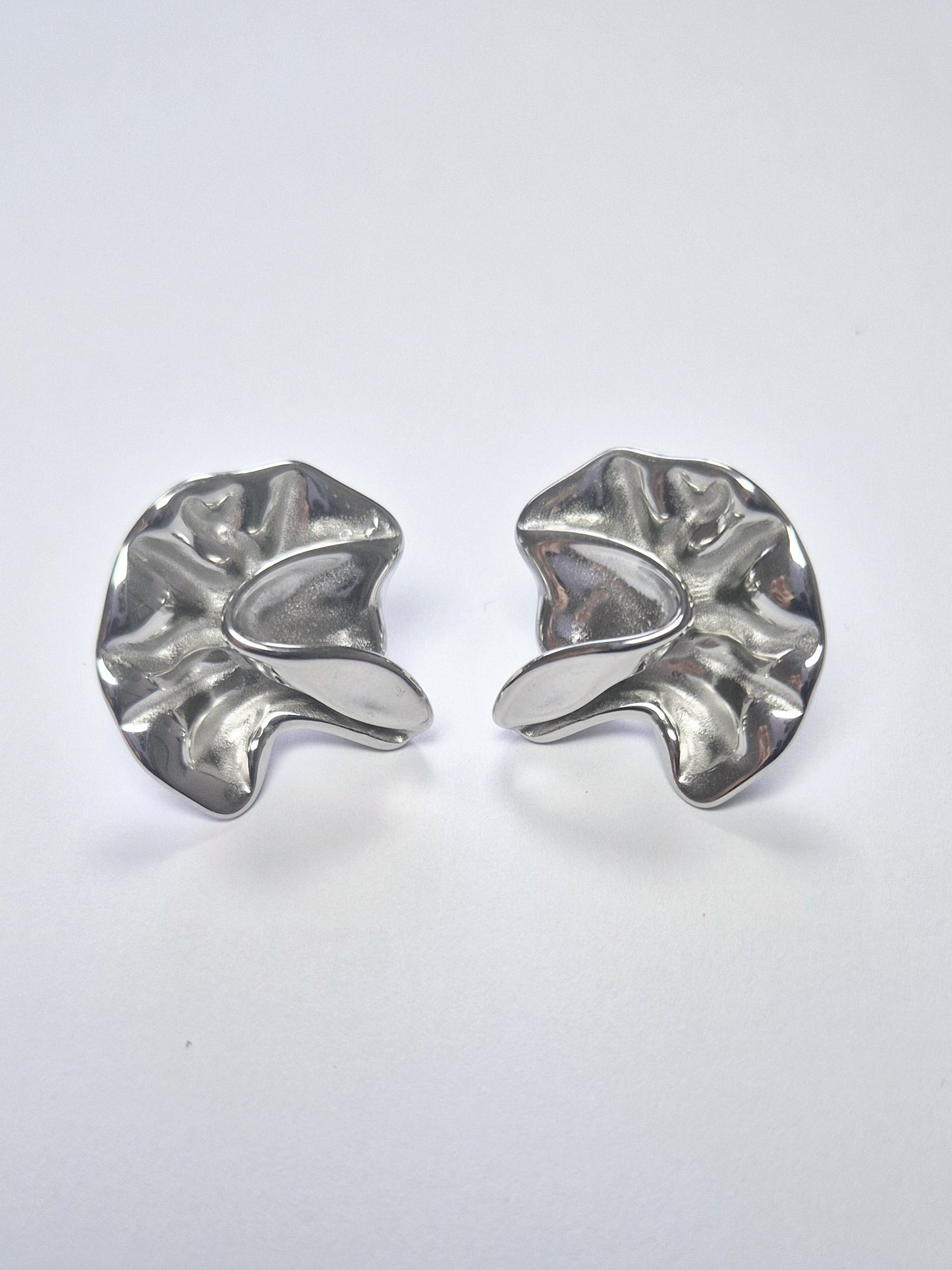Boucles d'oreilles abstraites Nénuphar