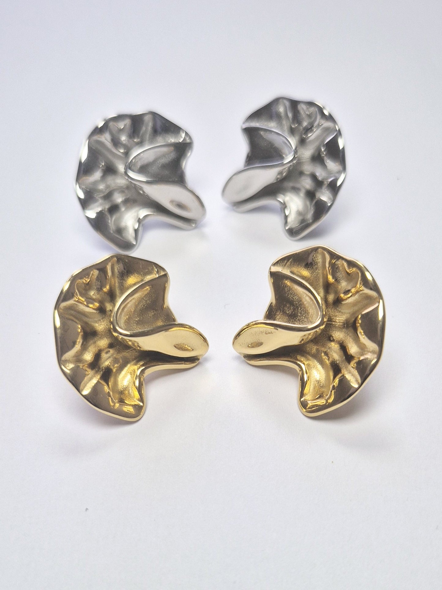 Boucles d'oreilles abstraites Nénuphar