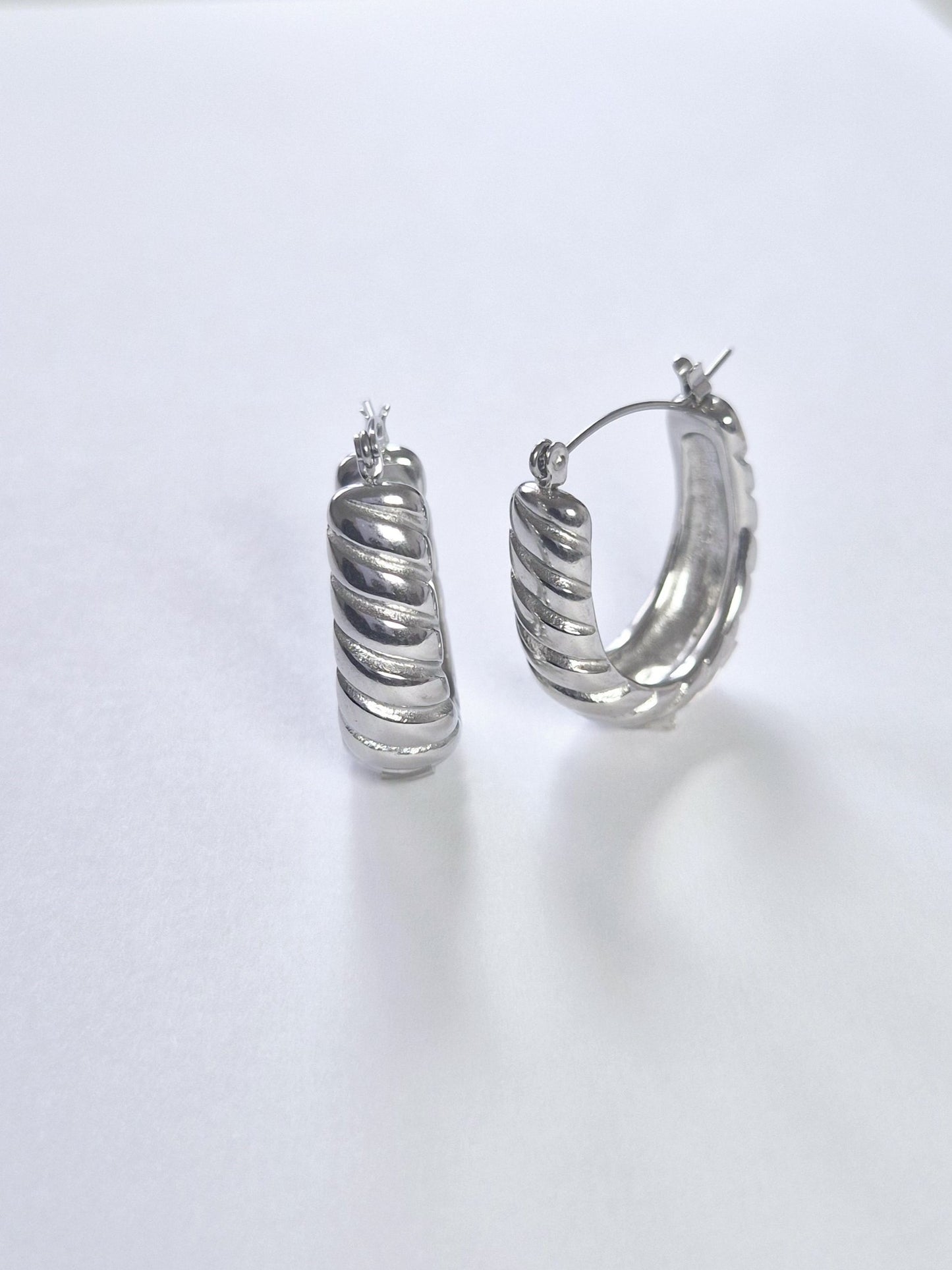 Boucles d'oreilles Créoles Croissant