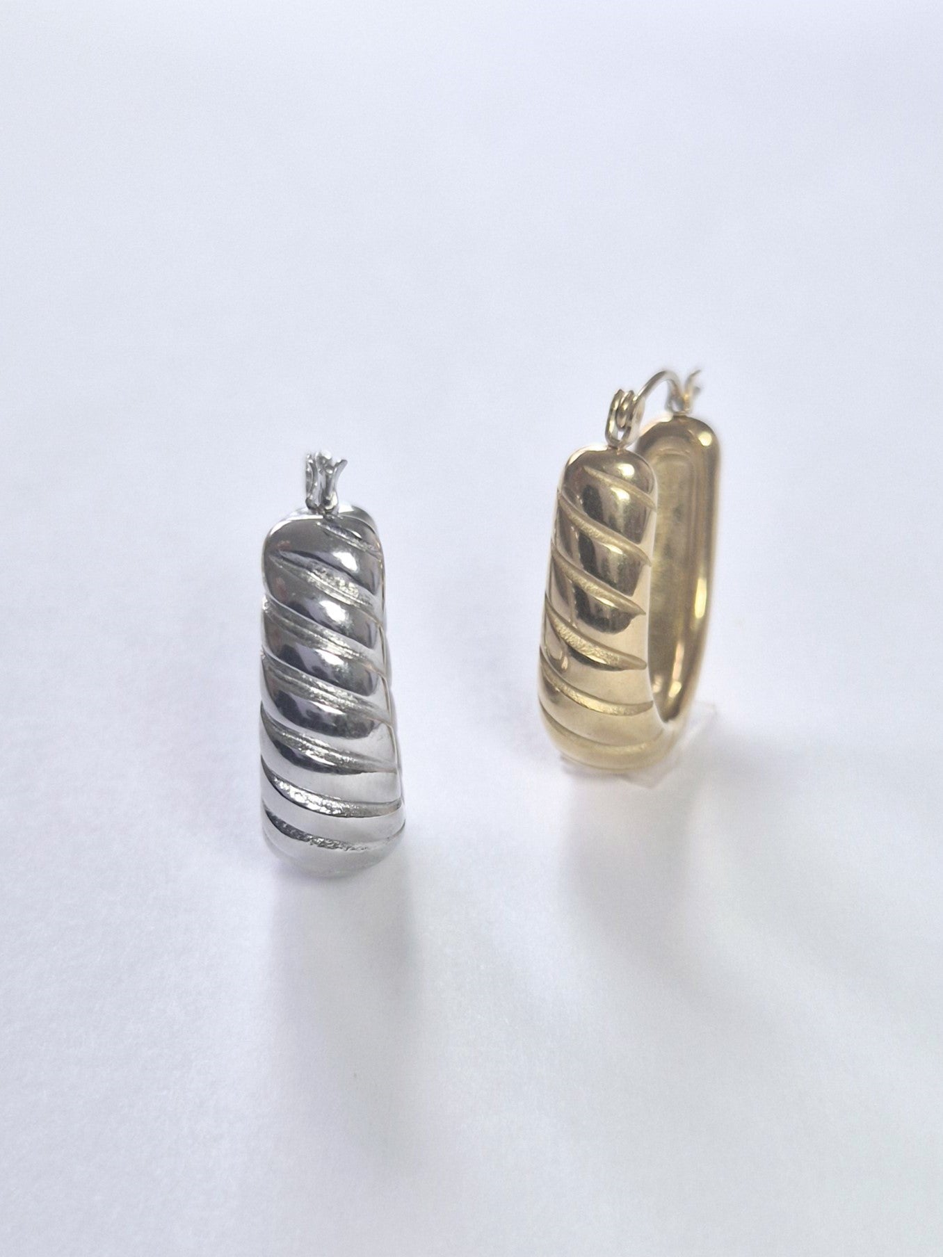 Boucles d'oreilles Créoles Croissant