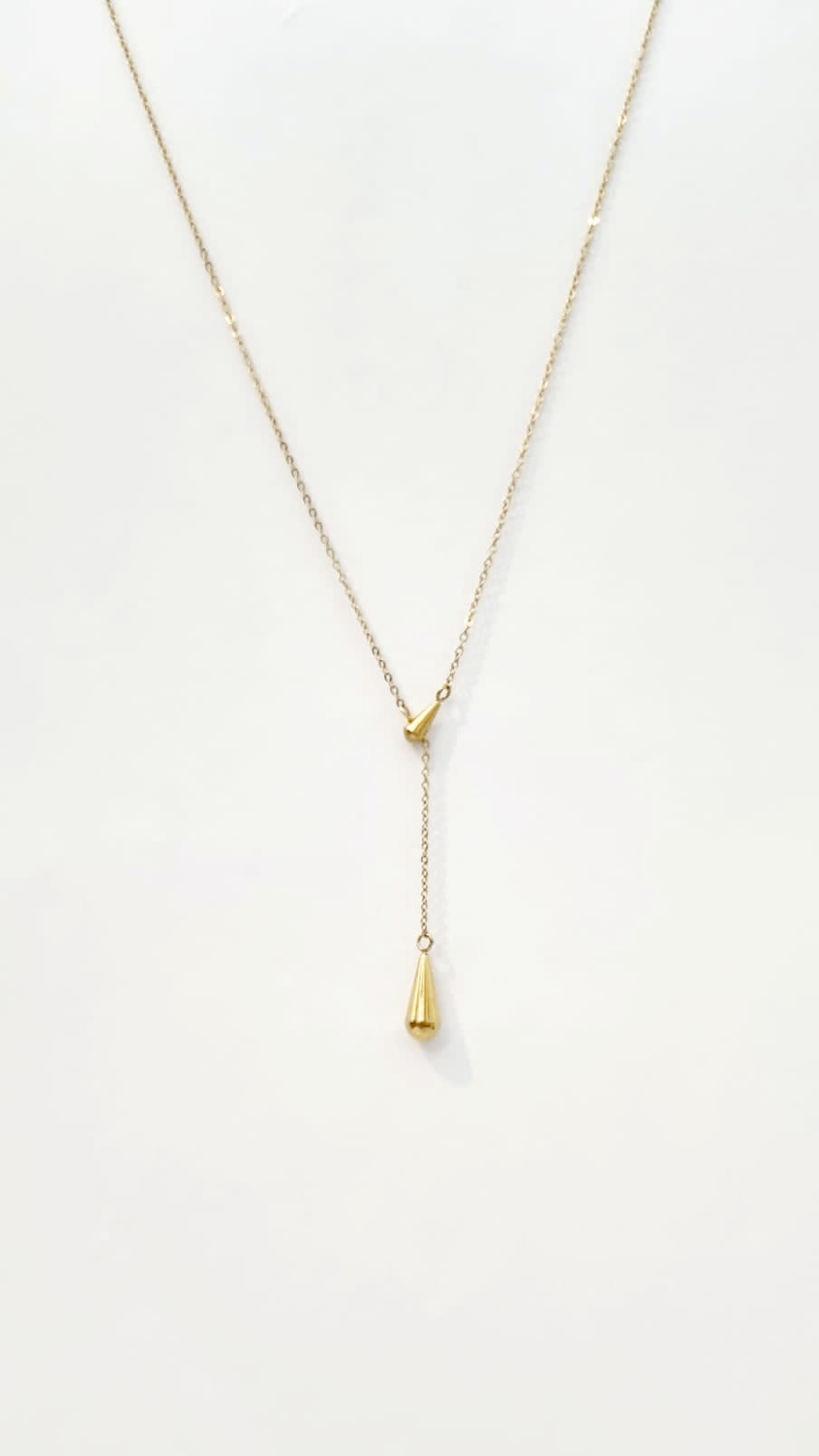 collier gouttelette coulissant