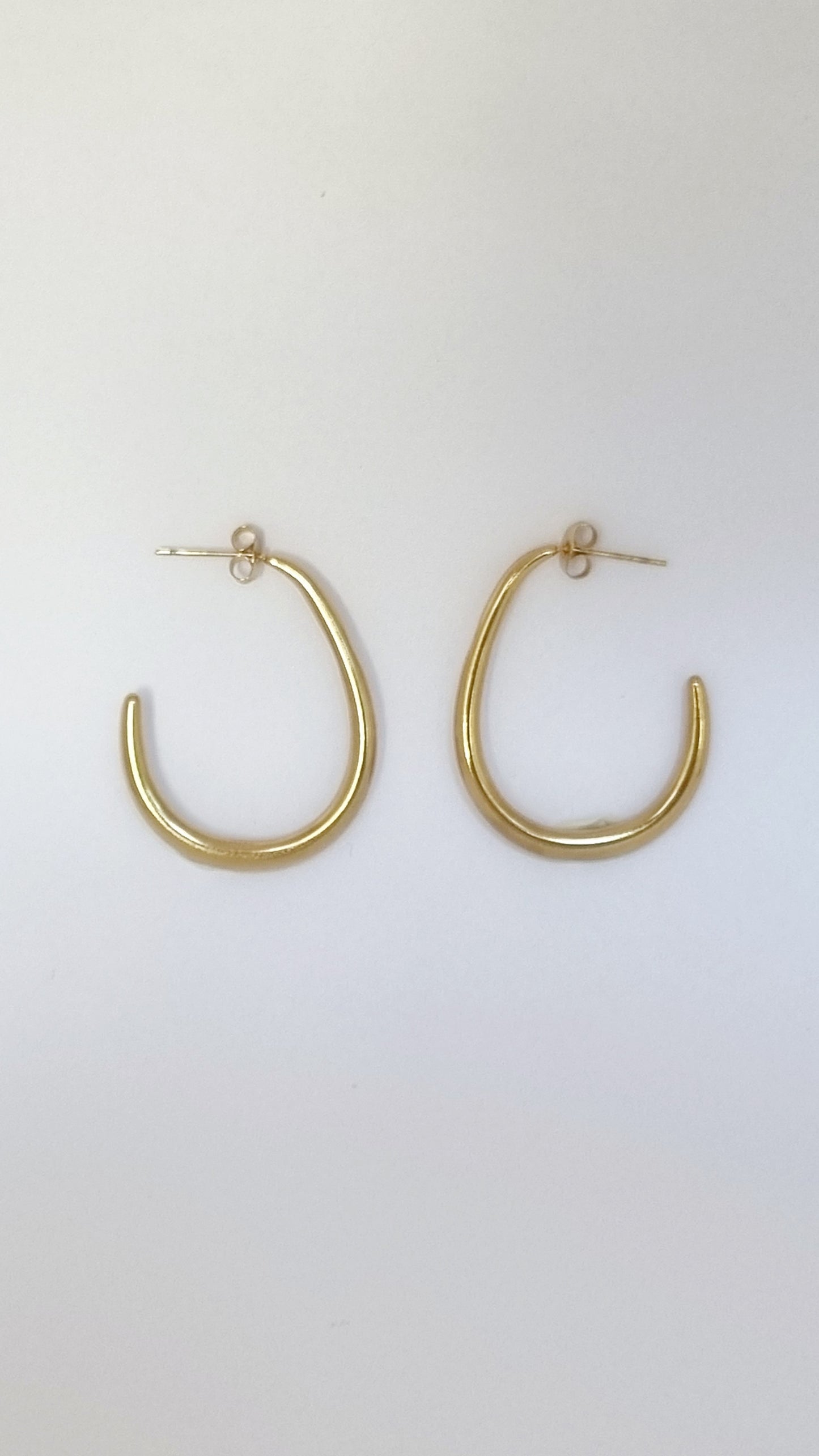 Boucles d'oreilles créoles ovales