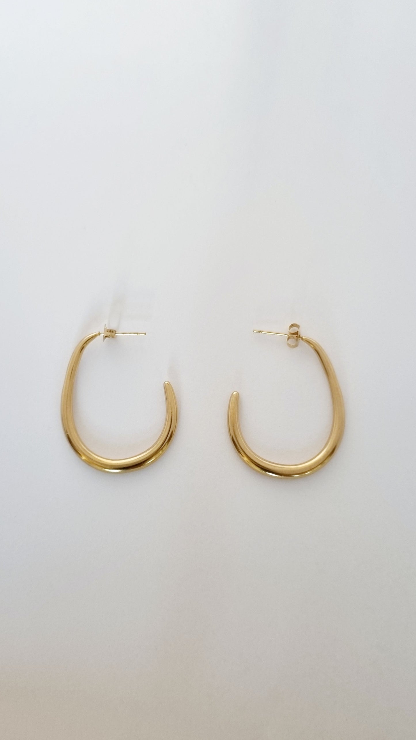 Boucles d'oreilles créoles ovales