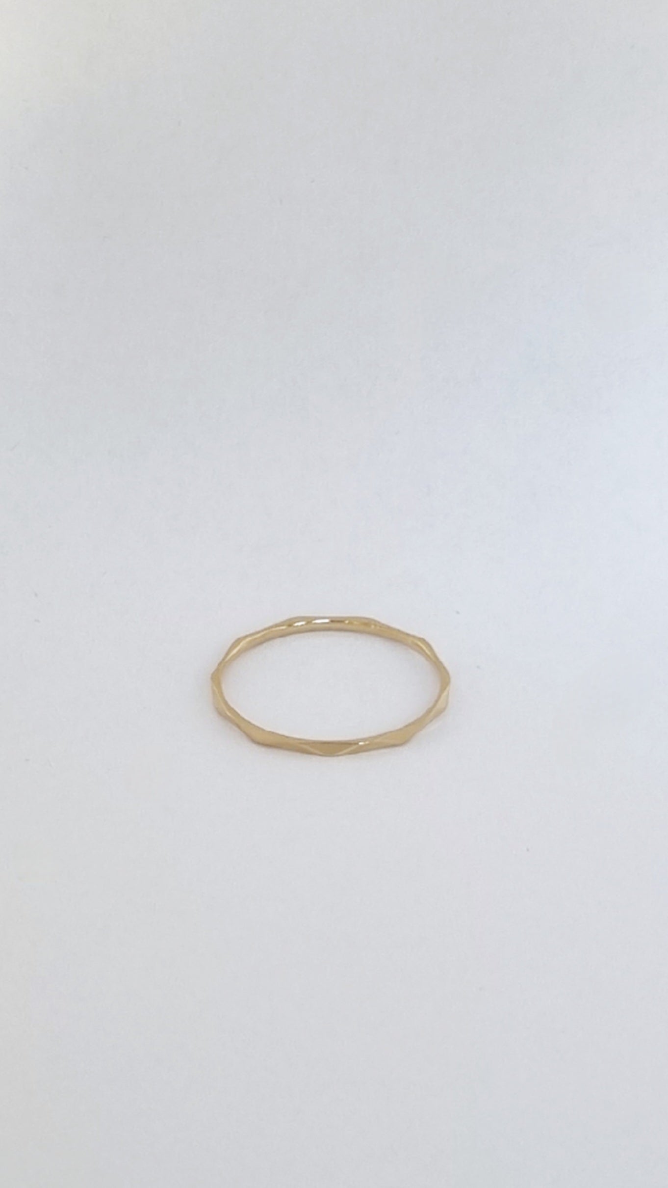 Bague anneau Géométrique minimaliste