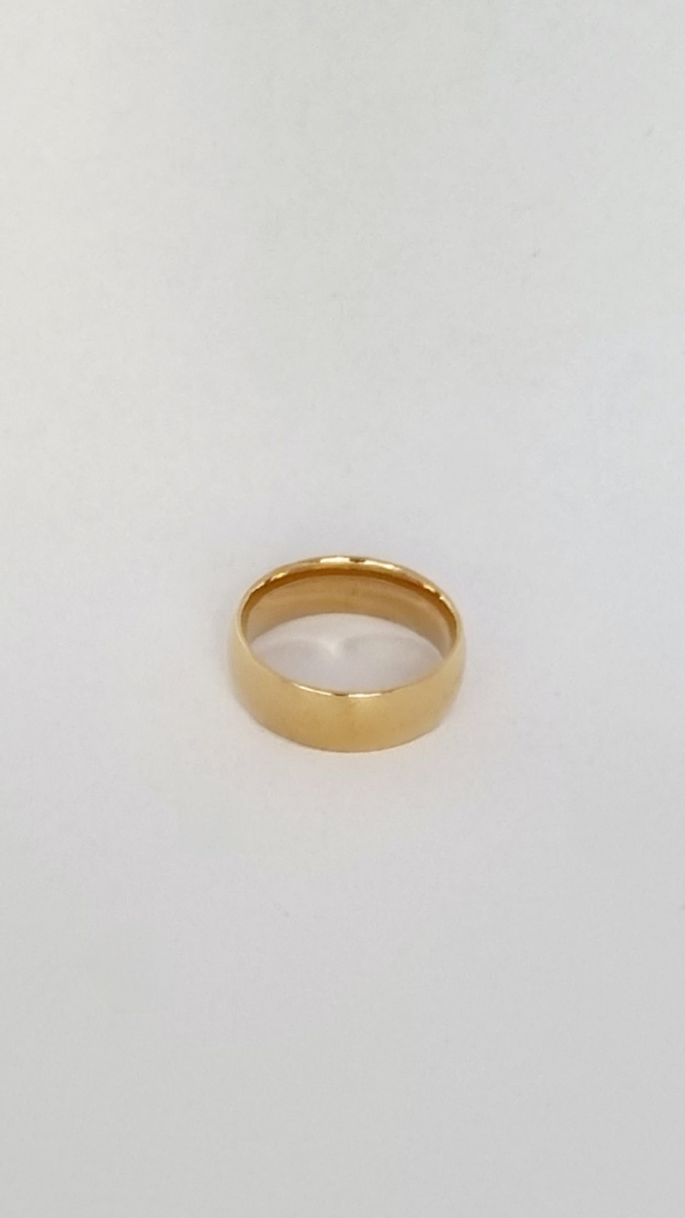 Bague anneau bombée arrondi - 3 largeurs disponibles