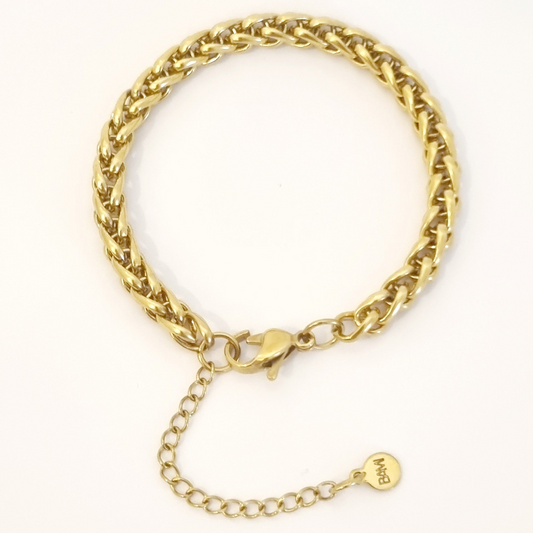 AGADIR • Bracelet maille Palmier