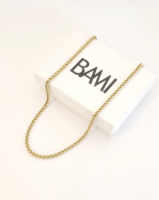 BOUCHRA • Collier Maille Palmier