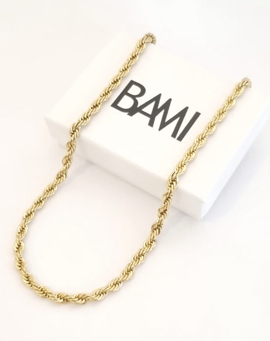 MIMA • Collier maille Corde épaisse
