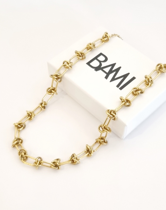 KAN BA - Collier Maille Noeud