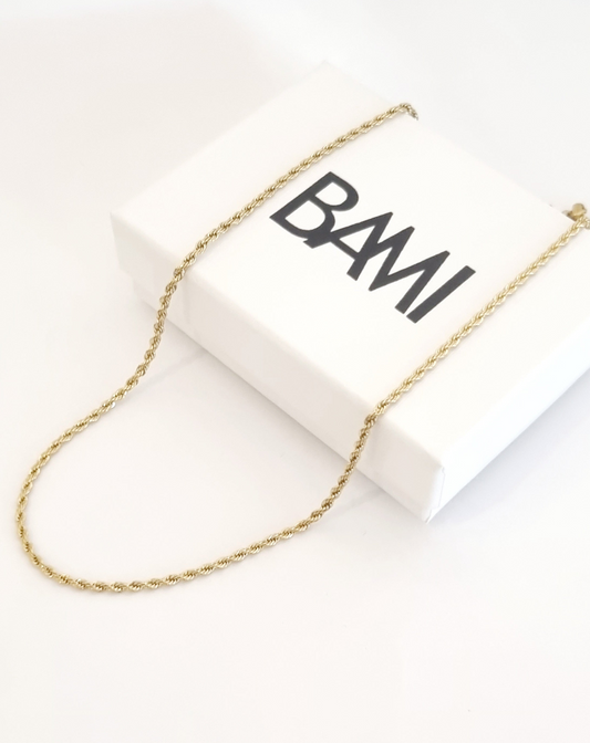 MIMI - Collier Maille Corde