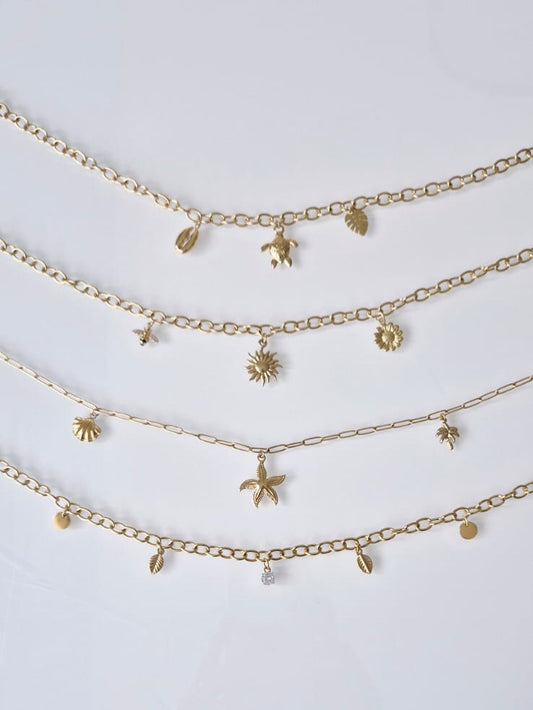 Collier charms breloque à composer