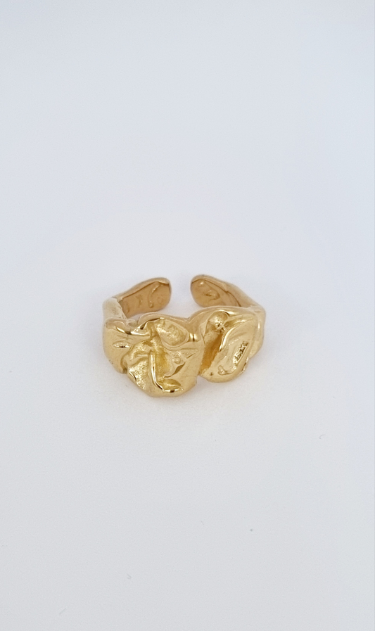 Bague pépite irrégulière