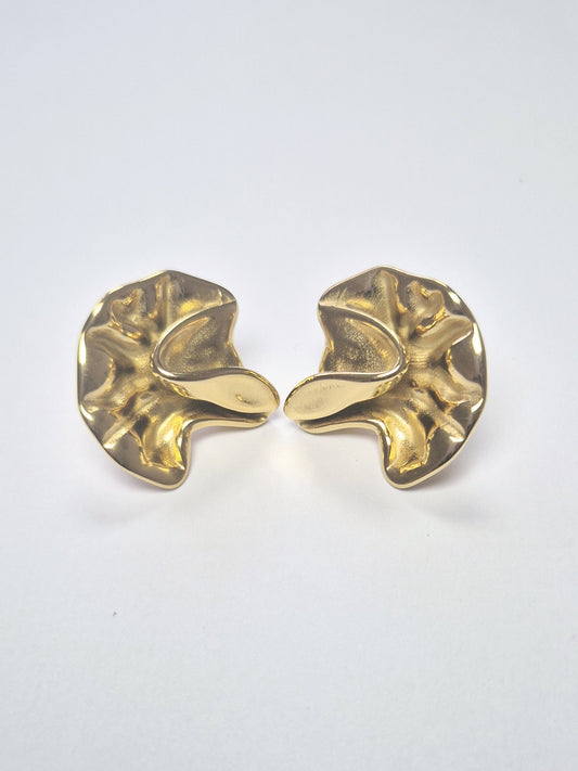 Boucles d'oreilles abstraites Nénuphar