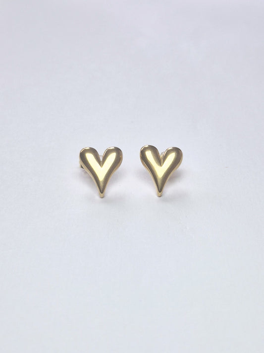 Boucles d'oreilles clou Coeur
