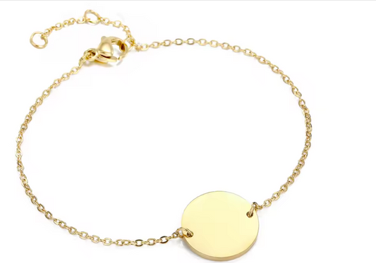 Bracelet personnalisé - médaille 13mm