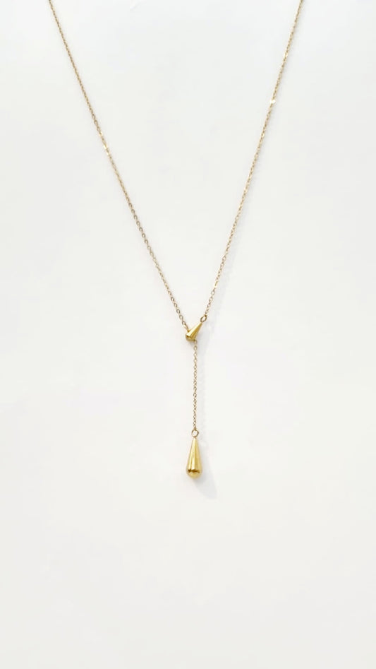 collier gouttelette coulissant