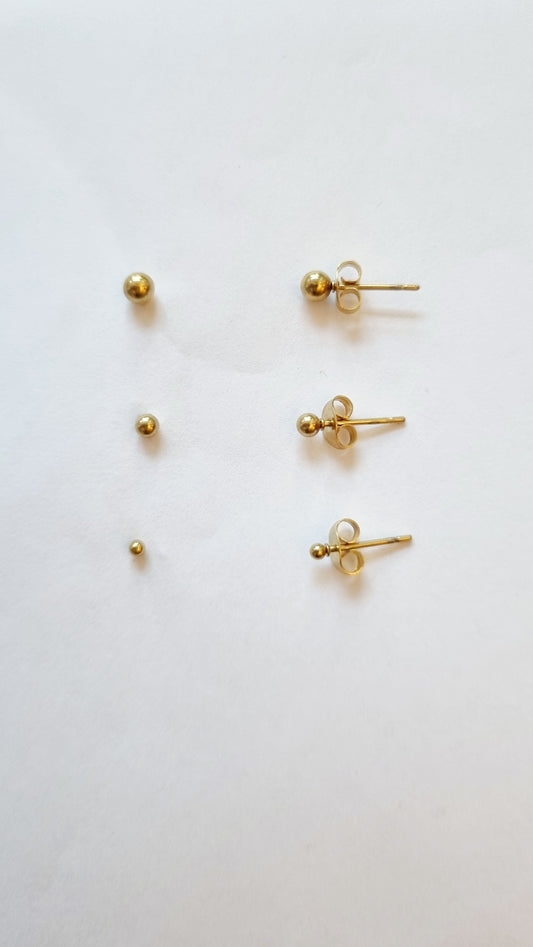 Boucles d'oreilles • Trio de clous