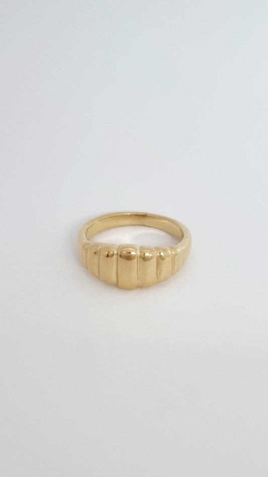 Bague relief matelassé