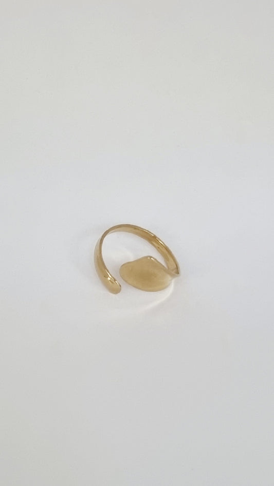 Bague asymétrique bande ajustable