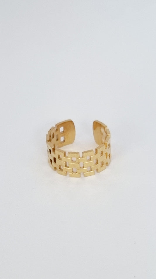 Bague maille petites briques