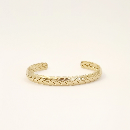 TRESSE • Bracelet jonc tressé