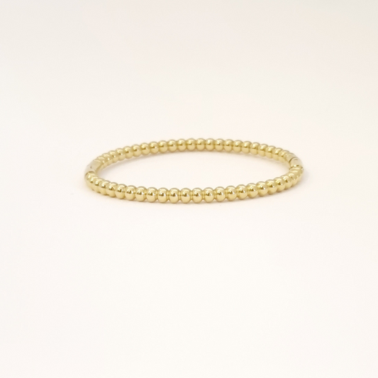 Perle d'or - Bracelet jonc